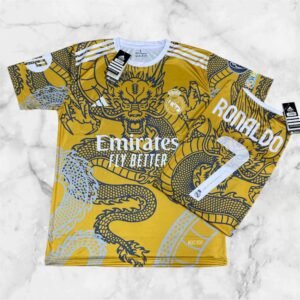 CR7 Real Madrid Special Edition Dragon Golden Kit